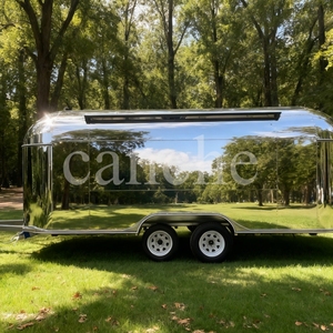 รถเทรลเลอร์อาหารแบบสูบลมรถเข็นอาหารชุบสังกะสีสำหรับตั้งแคมป์ - Product Image 3