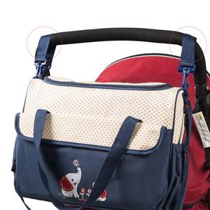 Cochecito de gran capacidad para mamá y bebé, bolso de pañales impermeable de viaje para mamá, bolso de pañales - Product Image 5