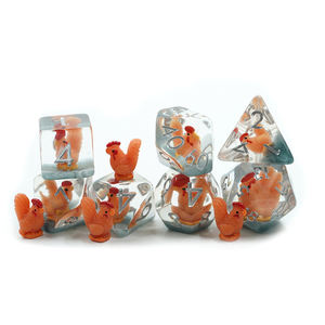 Прямые продажи с фабрики, полимерные кубики, 7 шт., круглые края, кубики, игровые кубики для DND - Product Image 1