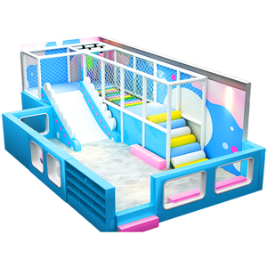 Amusement Park Rides Kids Plastic Soft Play Equipment Ball Pit with <b>Slide</b> Tunnel Play House <b>Indoor</b>/Outdoor Playground - Product Image 1