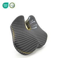 Coussin de siège de chaise de bureau ergonomique Design confortable avec mousse à mémoire de forme pour soulager la douleur Oreillers lombaires et coussins de siège