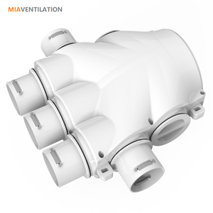 Boîtier de raccordement flexible en PE pour systèmes CVC, boîte de dérivation électrique en plastique ABS pour tuyaux, utilisation en appartement, contrôle de l'air - Product Image 2