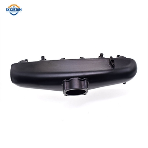 Collecteur d'admission en aluminium noir à 6 injecteurs pour moteur <span class=keywords><strong>N54</strong></span> BMW E60 E61 E82 E88 E89 E71 E90 E92 135i <span class=keywords><strong>335i</strong></span> - Product Image 6
