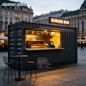 Restaurant de luxe en conteneur maritime avec comptoir en acier inoxydable, design modulaire pour café-restaurant, café en conteneur - Product Image 3