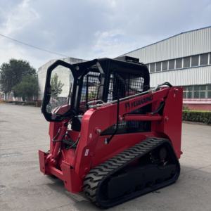 Chargeuses compactes à chenilles pleine grandeur télécommandées à fixation rapide 100hp tête de mulcher à râteau de paysage epa approuvé Euro 5 - Product Image 2