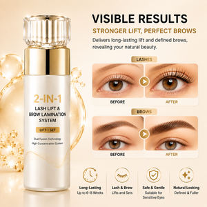 Sistema 2 in 1 per Lash Lift e <span class=keywords><strong>Laminazione</strong></span> Sopracciglia, Tecnologia Dual Fusion, Formula TGA alla Cisteamina, Gel Liquido Vegano pH Neutro per Salone - Product Image 3