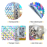 Étiquettes de sécurité holographiques 3D personnalisées directes d'usine avec protection anti-effraction et logo personnalisé pour la protection de la marque contre la contrefaçon