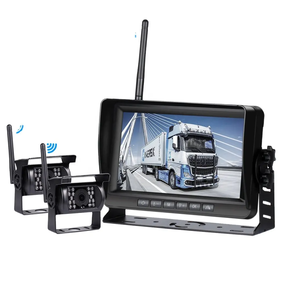 Màn Hình Quan Sát Xe Hơi 7 Inch, Màn Hình Quan Sát Xe Hơi Đảo Chiều Màn Hình Camera Cho Xe Tải Tự Động RV