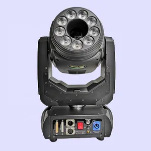 Pro Stage Disco DJ KTV DMX 9x10W LED Washer Hybrid ILDA Analog 7W 6W 4W 5W RGB Colorful Animation Moving Head Laser Light