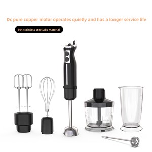 Mới Nhà Bếp Bé Đa Chức Năng 12-Tốc Độ Thép Không Gỉ Nhỏ Điện Bộ Vi Xử Lý Thực Phẩm Cầm Tay Máy Ép Trái Cây Máy Xay Sinh Tố Stick Di Động - Product Image 1