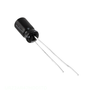 Condensateur radial en aluminium 0,47 µF 20 % 100 V, référence URZ2AR47MDD1TD, à montage traversant, Distributeur agréé - Product Image 1