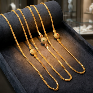 Wholesale 14K 18K 24K Micron Gold Plated Mopu <b>Chain</b> <b>Necklaces</b> CZ Stone <b>Chains</b> <b>Necklaces</b> Fashion Jewelry Mopu <b>Chain</b> with CZ Stone - Product Image 1