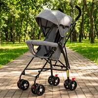 Chariot tout-terrain pliable pour tout-petits avec double freinage sur les roues arrière, prix d'usine JXB