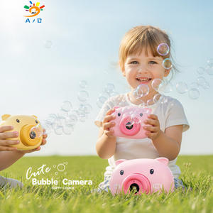 Jouets pour enfants AJB, cadeau pour enfants, produit d'extérieur, simulation de dessin animé, petit cochon, lumières, effets sonores, matériau ABS, appareil photo à bulles pour enfants - Product Image 5