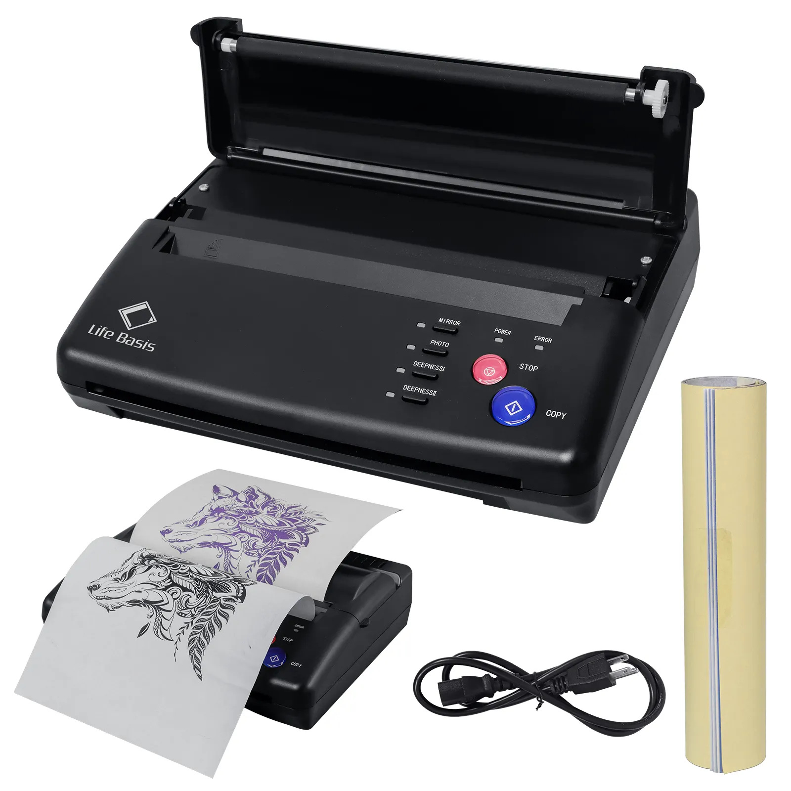 PELCAS 2022 Home UseTop Seller Digital Tattoo Printer Copier Thermal Transfer Machine