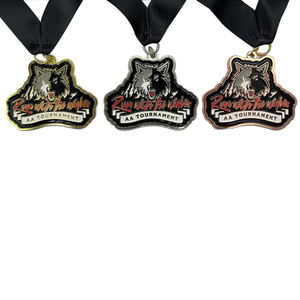 เหรียญเทควันโดบาสเก็ตบอลมินตันมาราธอน3D รางวัลกีฬาโลหะสังกะสีขัดเงาโลโก้ตามสั่ง - Product Image 3