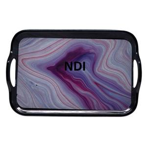 Acabado esmaltado personalizado Catering uso comida desayuno servidor bandeja vajilla Catering diseñador bandeja para servir - Product Image 1