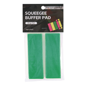 Feltri in microfibra tampone verde di buona qualità da 11cm - Product Image 2