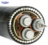 Fil électrique en cuivre SinoShine 2,5 mm 4 mm 6 mm, câble électrique monoconducteur isolé XLPE YJV pour ordinateur industriel