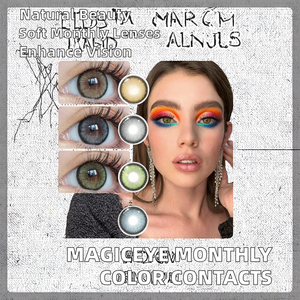 Magiceye-Vente en gros annuelle de lentilles de contact mensuelles souples brun gris violet vert couleurs améliorer la beauté naturelle de vos yeux - Product Image 4