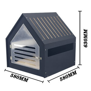 Maßgefertigtes Modernes Holz-Hundebett für Kleine Hunde Welpenhaus für Innenbereich Niedliche Hundekäfige Katzenmöbel Haustierkäfige Katzenhaus - Product Image 3