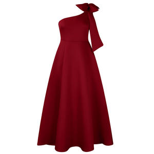 Plus-Size Red Empire-Style Luxe Sleeveless &amp; Latest Pink Long Wedding <strong>Bridesmaid</strong> <strong>Dresses</strong> for <strong>African</strong> Women (Wholesale) - Product Image 6