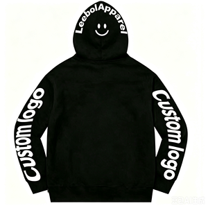 <span class=keywords><strong>Felpa</strong></span> con Cappuccio <span class=keywords><strong>Oversize</strong></span> da Uomo 1:1 in Raso Super con Applicazioni, Foderata, Pesante, 100% Cotone, Personalizzata, Stile Streetwear <span class=keywords><strong>Vintage</strong></span>, Collezione 2026 - Product Image 5
