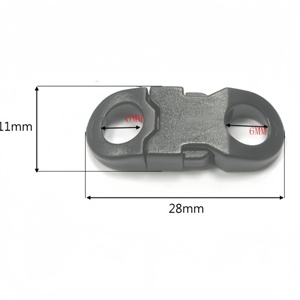Регулируемые люксовые винтажные пряжки-фастексы из POM-пластика для ремней безопасности, высококачественные, для сумок и рюкзаков - Product Image 2