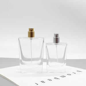 Vente en gros de flacons de parfum en verre carrés de 30 ml, flacons de recharge vides, matériaux d'emballage cosmétique en boîte - Product Image 3