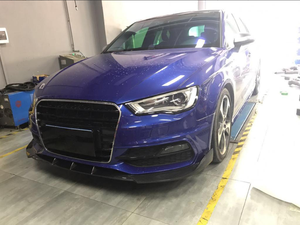 Alerón divisor de labios delantero de fibra de carbono de Material superior para <span class=keywords><strong>Audi</strong></span> S3 <span class=keywords><strong>A3</strong></span> Sline 8V Hatchback 2014 <span class=keywords><strong>2015</strong></span> - Product Image 3