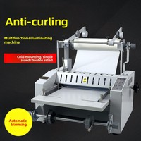 Machine à plastifier thermique anti-bouclage V370FS/V370F avec collecteur de papier automatique et découpe de bords intégrée pour menus et fichiers couleur