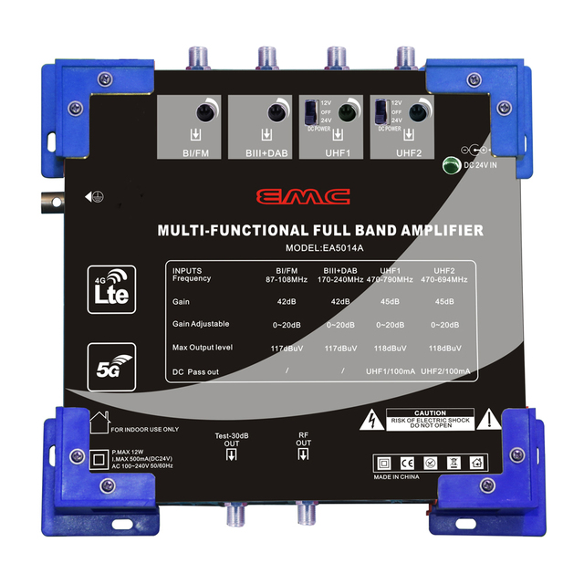 EA5014A Multi-Functional Full Band Amolifier TV RF Amplifier Indoor CATV Full Band Amplifier