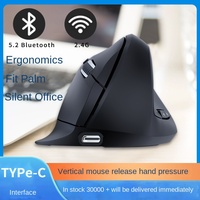 Pabrik grosir ergonomis Dual-Mode isi ulang Mouse nirkabel optik 3D gaya antarmuka USB RGB Backlit 2.4GHz tangan kanan