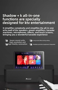 Inandon 6 in1 6t công nghệ mới chuyên nghiệp sản xuất màn hình cảm ứng rạp hát tại nhà KTV hệ thống karaoke - Product Image 5