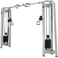 FEIFANHONGYU Machine de musculation à câbles croisés, Appareil d'entraînement fonctionnel, Équipement de gym commercial, Double poulie réglable avec barre de traction