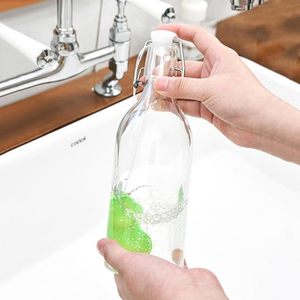 Éponge de nettoyage en forme de haricot <span class=keywords><strong>magique</strong></span> réutilisable résistante à la chaleur pour le nettoyage interne des bouteilles à col étroit - Product Image 5