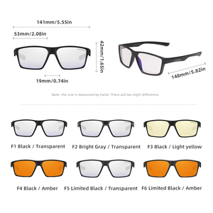KINGSEVEN lunettes anti-lumière bleue pour hommes lunettes <span class=keywords><strong>de</strong></span> jeu anti-rayons bleus lunettes optiques <span class=keywords><strong>de</strong></span> mode transparentes 799 - Product Image 5