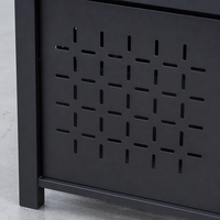 Table de foyer extérieure en acier inoxydable au propane sans fumée, forme carrée moderne, pour patio, jardin, cour, villa, complexe hôtelier - Vente en gros