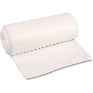 Boardwalk Z8648VNKR01 43 In. X 48 In. 56-Gallon High-Density Can Liners 16 Mic. Perforated Roll <b>Household</b> <b>Trash</b> <b>Bags</b> 200/Carton - Product Image 2