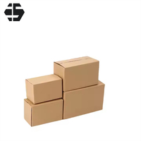 Cajas de Cartón Corrugado de Papel Kraft Reciclado con Forma Rectangular Portátiles con Logotipo Personalizado, Embalaje Ecológico para Envíos