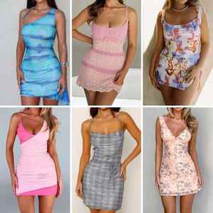 ลดล้างสต็อก ซัมเมอร์ 2026 ชุดเดรสแฟชั่นผู้หญิงสไตล์ยุโรปพิมพ์ลาย ขายดี จัดส่งแบบสุ่ม - Product Image 2