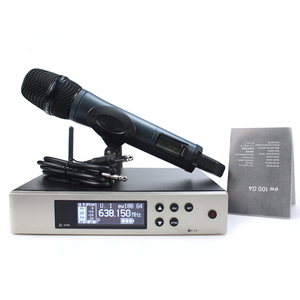 Sistema Microfonico Professionale Wireless Lavalier da Bavero EW135G4 EW 135 G4 EW100G4 EW 100 G4 con Microfono Palmare UHF E835S - Product Image 2