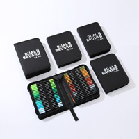 Chine bon 120 couleurs aquarelle Double meilleur feutre noir double pointe pinceau coloriage peinture dessin Permanent croquis marqueur stylo ensemble