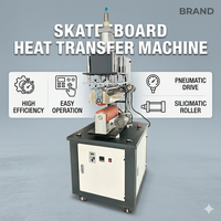 Machine de transfert thermique semi-automatique à rouleaux HT-RB-300 pour skateboard, machine de transfert thermique pour skateboard