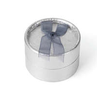 Petit mini-emballage en carton de cylindre de ruban de noeud papillon ovale rond boîte à bijoux cadeau