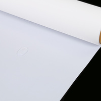 Matériaux d'impression en gros : Rouleau de toile 100 % coton, dos blanc/dos jaune, pour imprimante éco-solvant ou pigmentaire