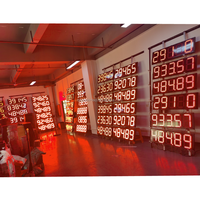 5 chiffres 888.88 /88.888 station-service station-service affichage à LED LED signe de prix du gaz LED