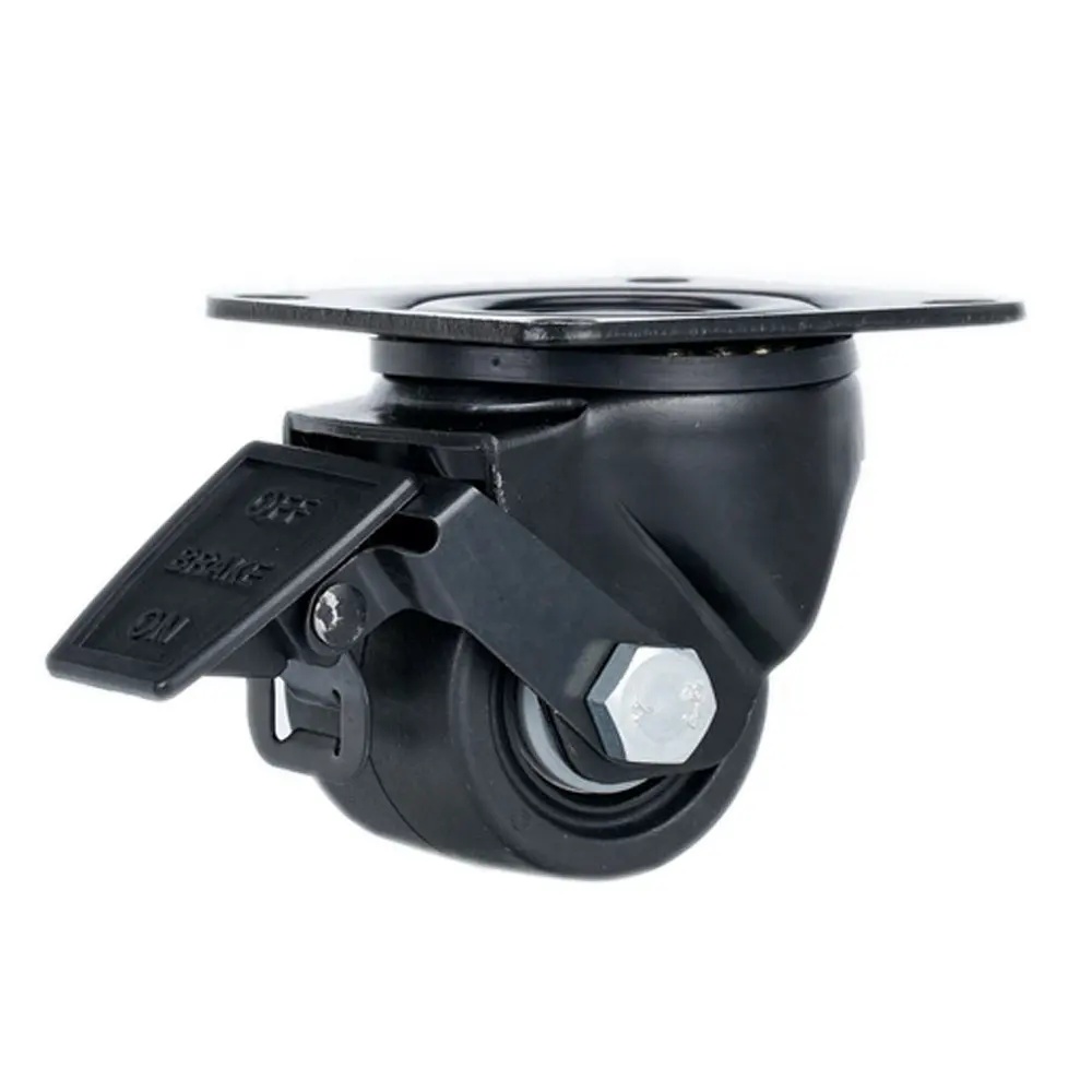 Low gravity Black caster 2 inch 660 lbs Swivel Industrial Caster Business Machine Caster wheel