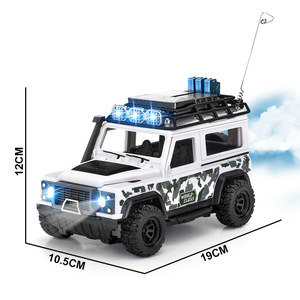 Voiture télécommandée <span class=keywords><strong>RC</strong></span> tout-terrain en plastique avec lumière LED, haute vitesse, simulation de pulvérisation, jouet pour enfants, jeu en extérieur - Product Image 4