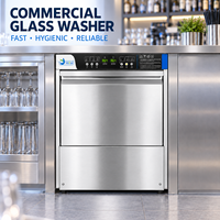 Lave-vaisselle professionnel encastrable en acier inoxydable 304 pour les entreprises de restauration